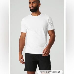 Alo Conquer Reform Men’s Tee White Size XL